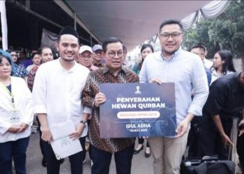 Hampir 4 Ton Hewan Kurban Disalurkan ke 8000 KK oleh Hipmi Jaya