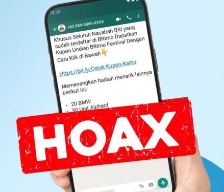Imbauan Waspada Bahaya Klik Tautan Palsu dari Masyarakat
