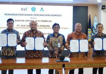Kemenhub Tandatangani Konsesi Pelabuhan Sangkulirang dan Paria Senilai Rp3,45 Triliun