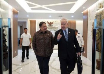 Airlangga Temui Diplomat AS Bahas Investasi dan Proses Aksesi ke OECD