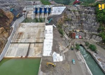 Pembangunan Bendungan Way Apu di Maluku Sudah 79,8 Persen Siap Beroperasi 2026