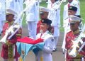 Bianca Alessia Jadi Pembawa Bendera Merah Putih di Upacara Istana