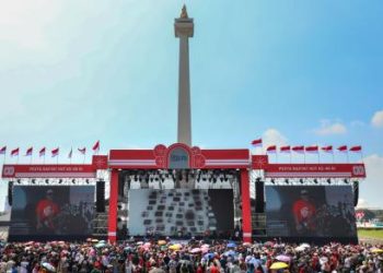 Gelar Panggung Hiburan di Monas, Sukseskan Pesta Rakyat dan Karnaval HUT ke-80 RI