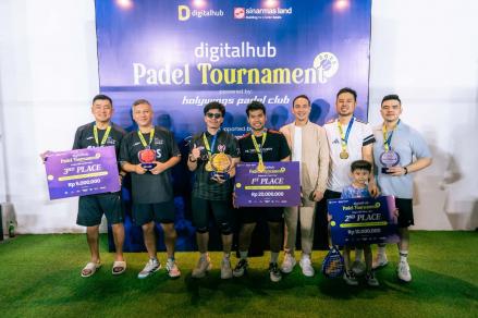 Kolaborasi Sinar Mas Land Sukses Gelar Turnamen Padel di BSD City