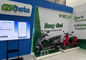 Layanan Ojol Motor Listrik EVMoto Diluncurkan dengan Armada dari Grup KRYA-ECGO